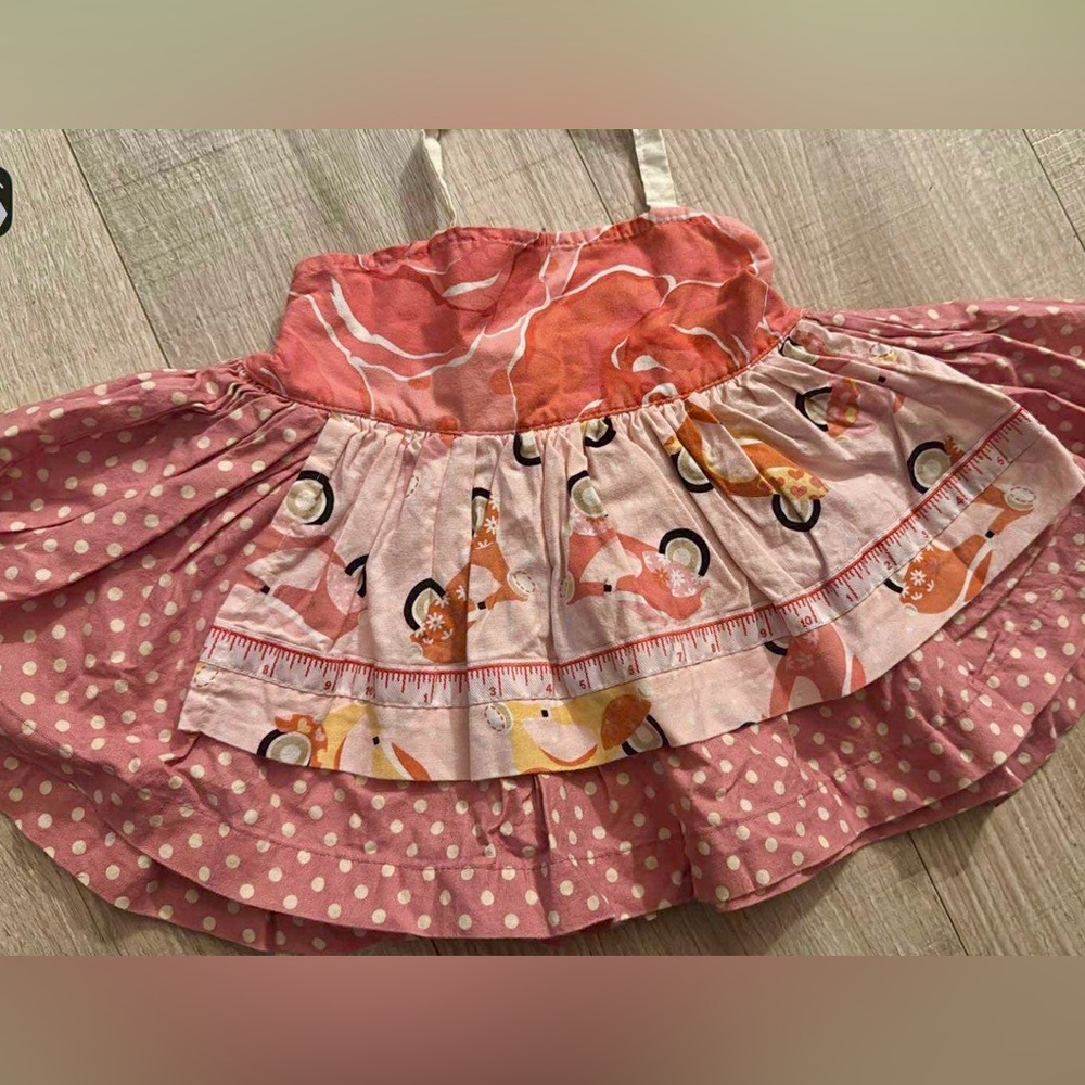 Matilda Jane rare find apron top platinum Matilda Jane platinum